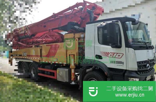 河北出售二手奔馳52米混凝土泵車準(zhǔn)新車沒上戶
