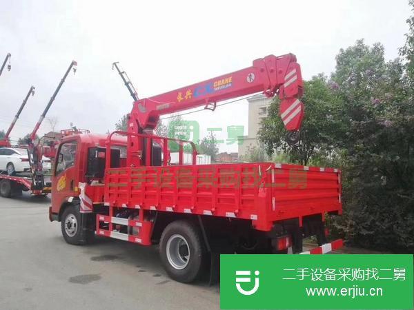 湖北出售二手重汽豪曼6.3噸130馬力隨車吊