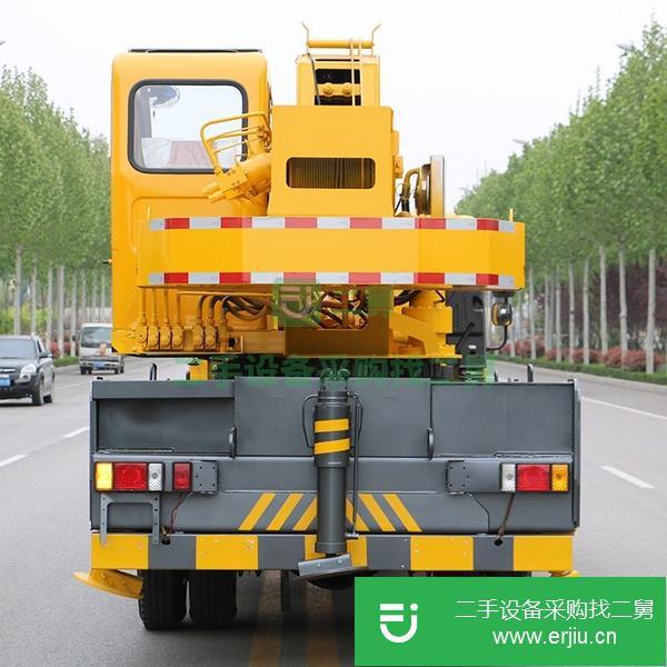 山東出售二手陜汽德龍十六噸國五小型吊車