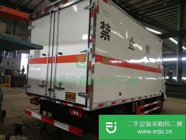 河南出售二手福田歐馬可易燃氣體廂式運輸車