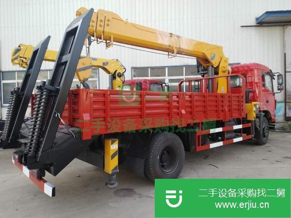 湖北出售二手重汽豪曼8噸隨車吊