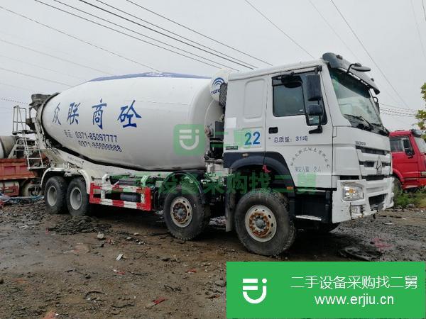 貴州出售二手國五排放豪沃混凝土攪拌車20方
