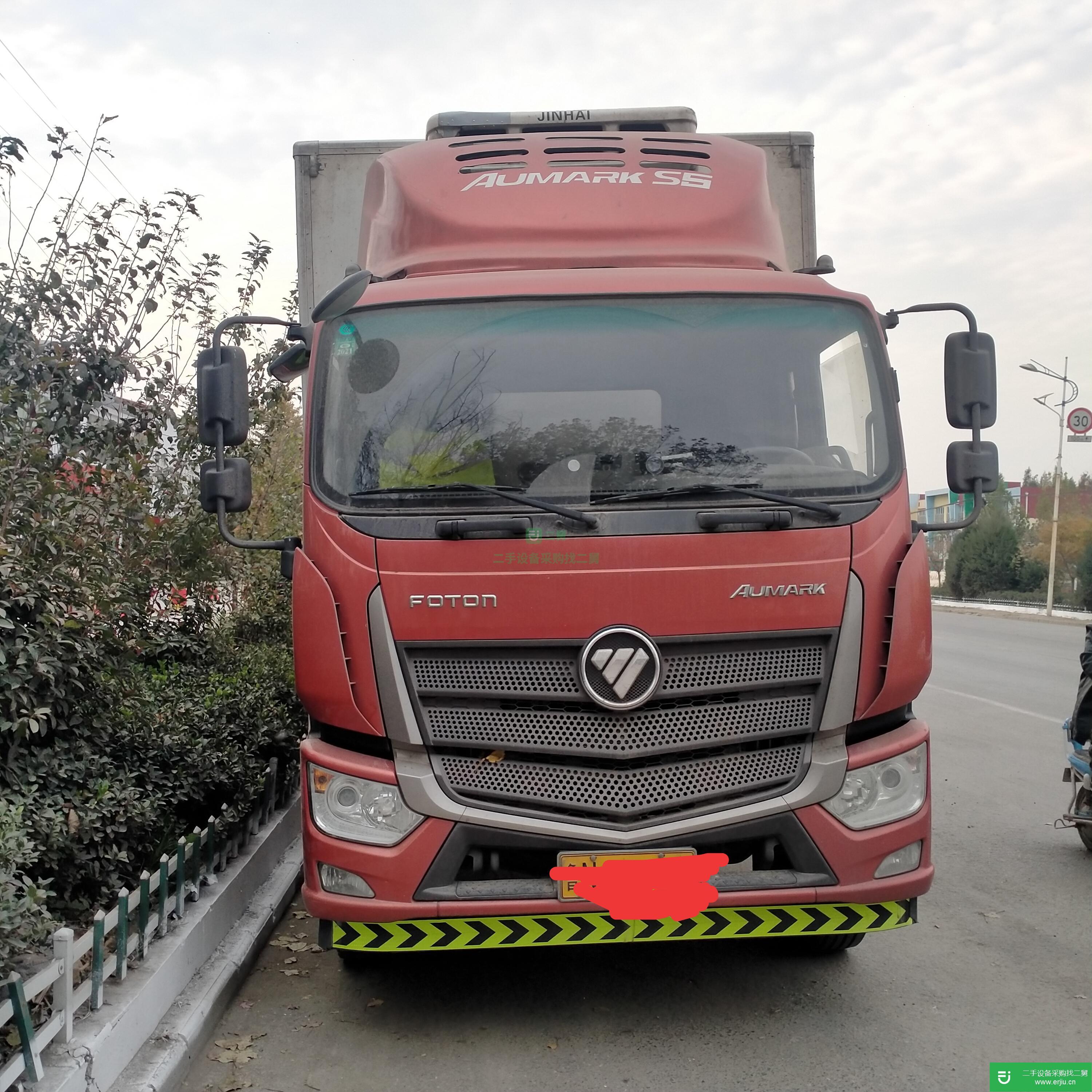 山東出售二手福田歐馬可185馬力冷藏車