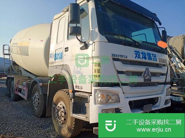 山東出售二手豪沃攪拌車 國五 前四后八 大20方 380馬力