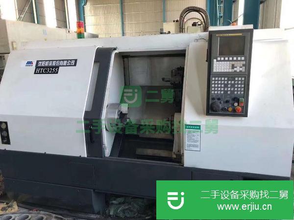 廣東出售二手沈陽HTC3255數控斜身車床12寸卡盤