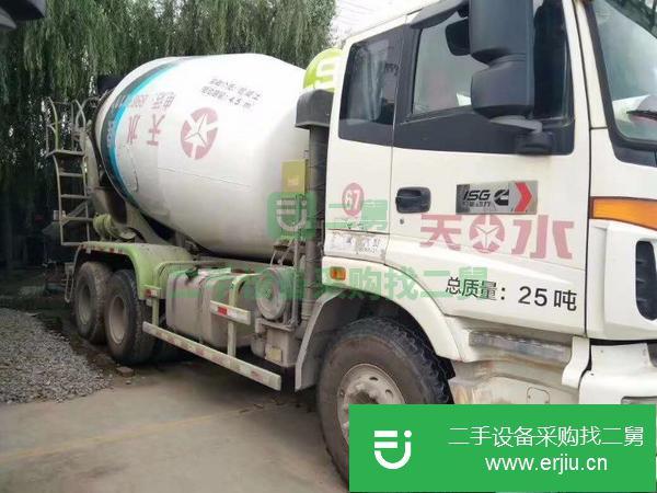 山西出售二手17年歐曼國五排放大十二方攪拌車
