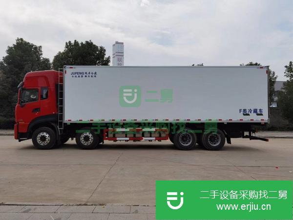 湖北出售二手東風天龍KL465前四后八冷藏車