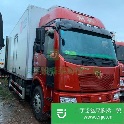 江西出售二手解放J6L國五6米8單橋冷藏車