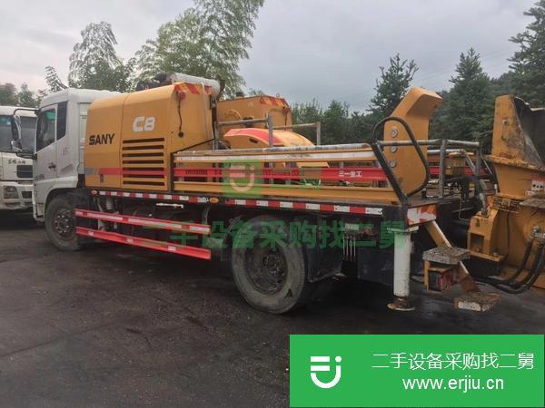 黑龍江出售二手三一10020國五車載泵手續齊全包過戶