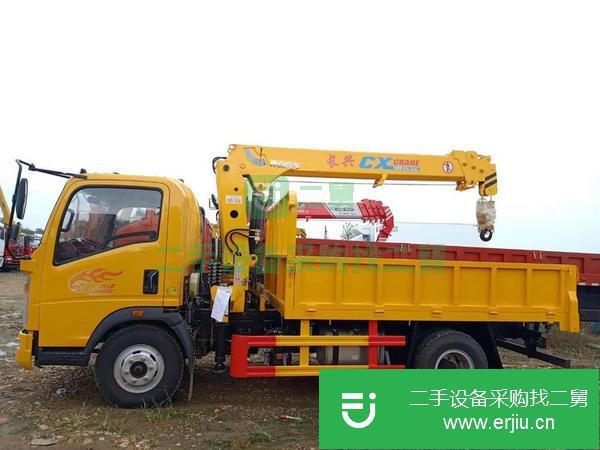 湖北出售二手長(zhǎng)興4噸4節(jié)直臂130馬力隨車(chē)吊