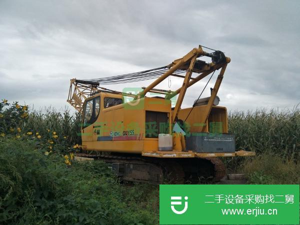 黑龍江出售二手11年55履帶吊