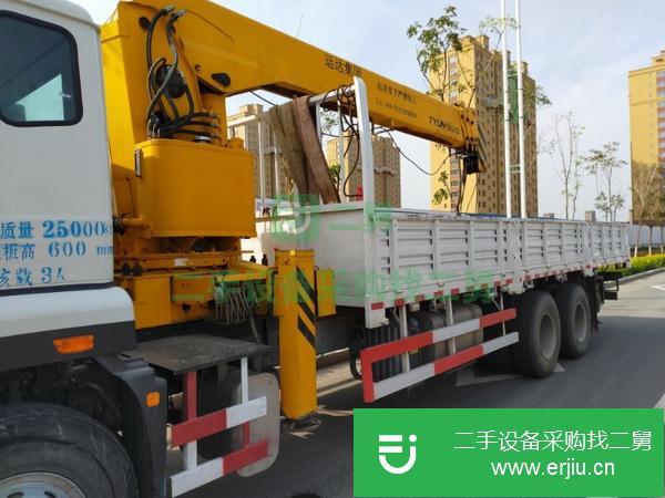吉林出售二手12噸后八輪隨車吊