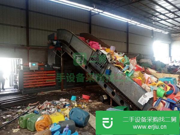 陜西出售二手200噸帶門廢紙打包機