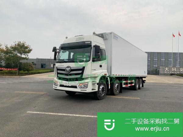 湖北出售二手歐曼400馬力9.6米冷藏車