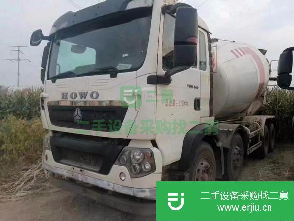 江蘇出售二手17年輕量化國五豪沃15方攪拌車