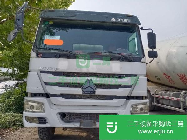 山東出售二手14年豪沃攪拌車前四后八國四大18方380馬力