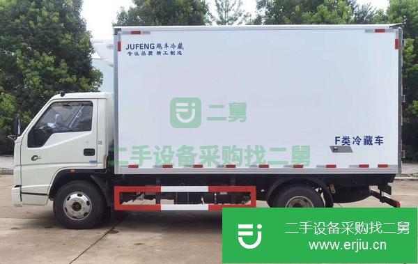 浙江出售二手江鈴4.2米國六115馬力冷藏車
