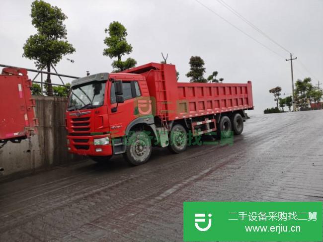 湖北出售二手青島解放前四后八自卸車