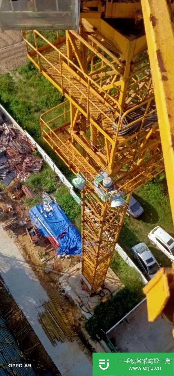 福建出售二手14年中聯(lián)6012標(biāo)高塔吊