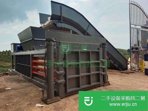 湖北出售二手帶門120噸打包機