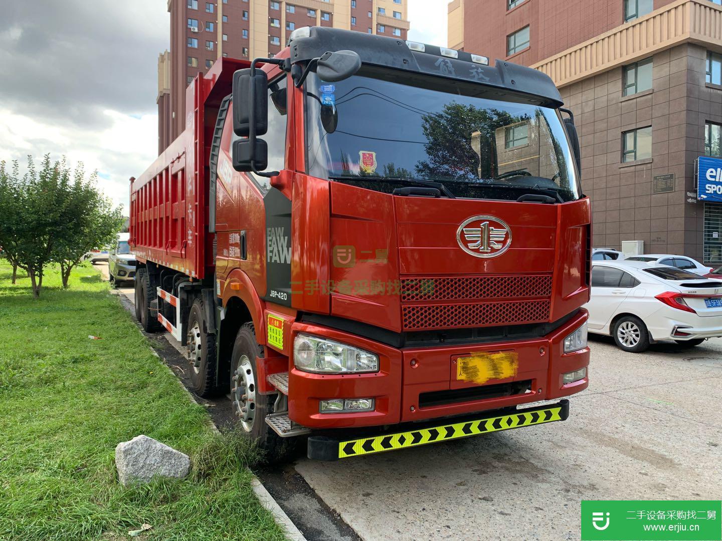 吉林出售二手一汽解放420馬力自卸車