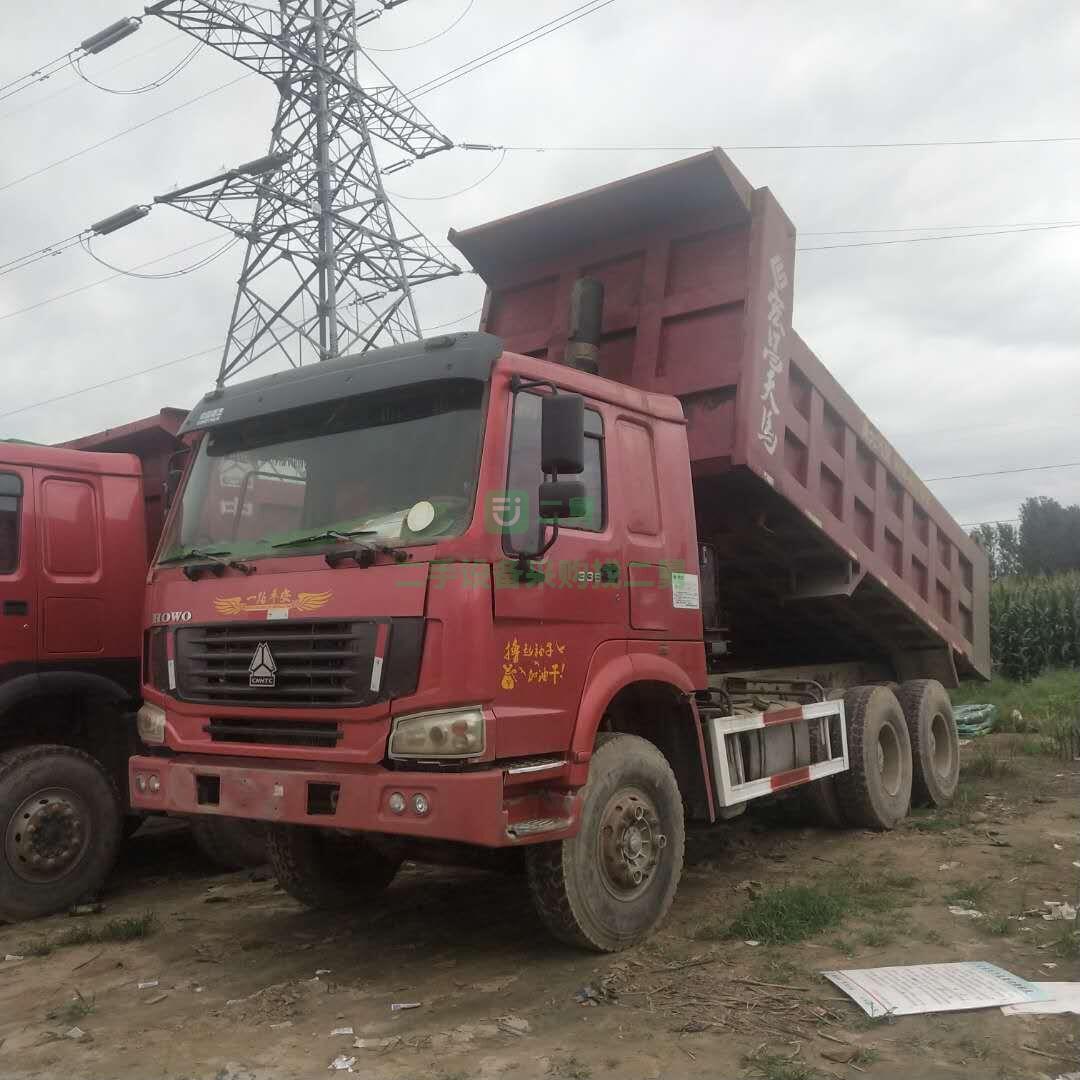 出售二手豪沃5米8后八輪翻斗自卸車手續齊全 可按揭