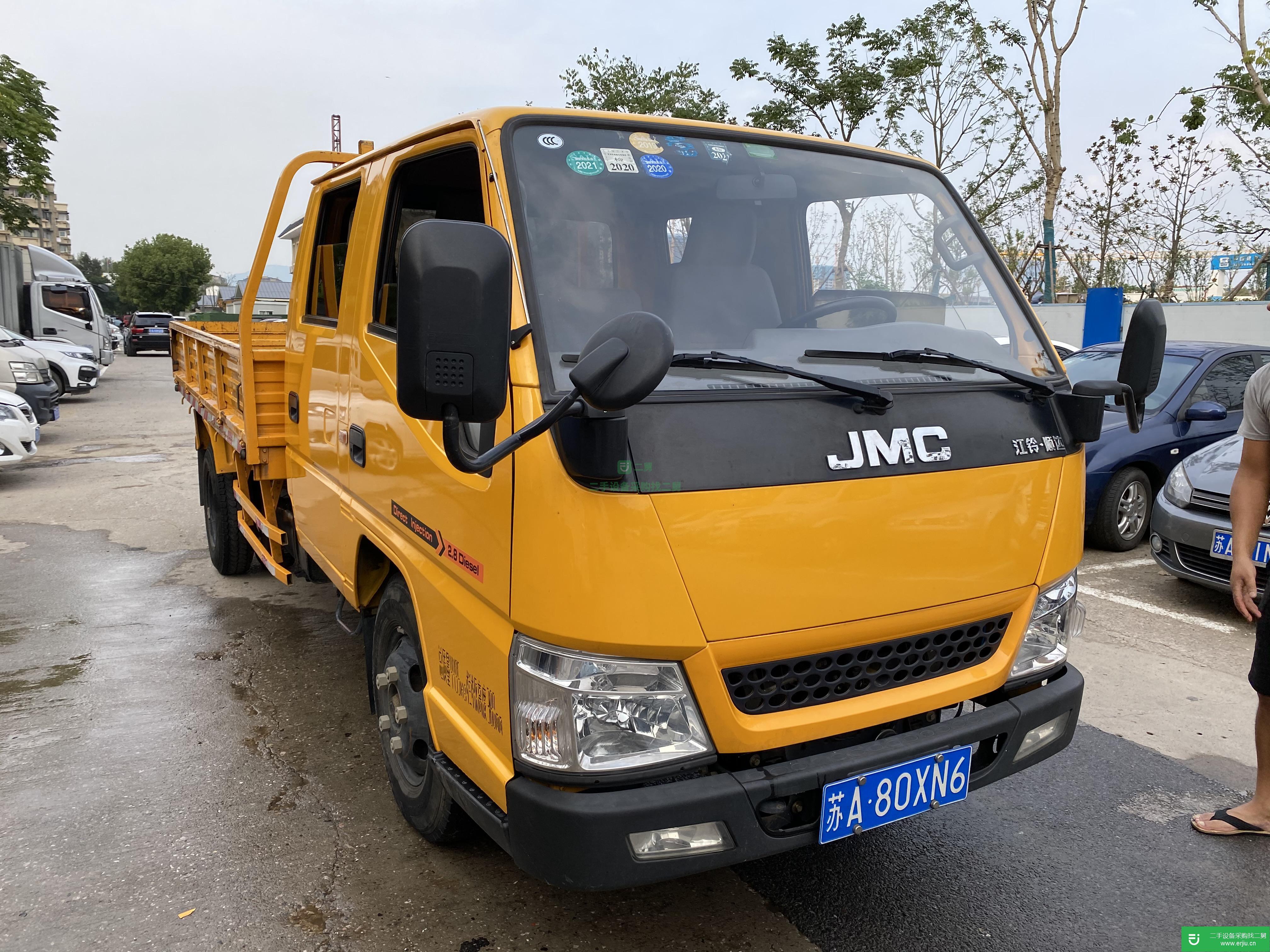 江蘇出售二江鈴順達3.3米雙排欄板貨車