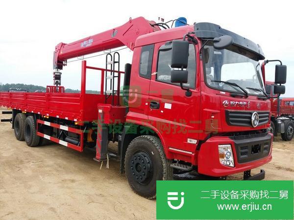 湖北出售二手程力12噸四節臂隨車吊