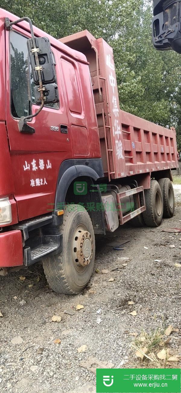 山東出售二手豪沃后八輪自卸車