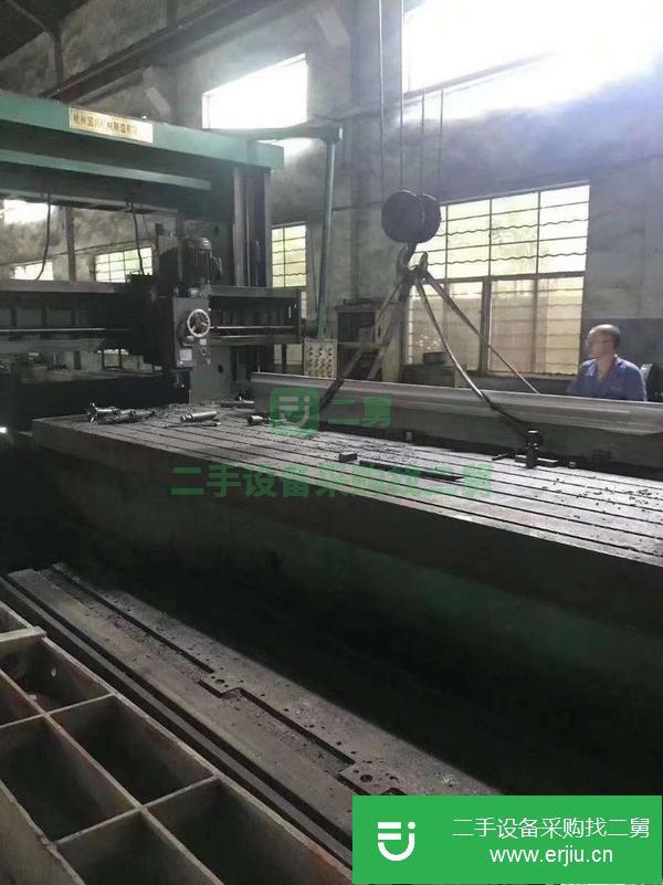 山東出售二手2.8x6米龍門銑鏜床
