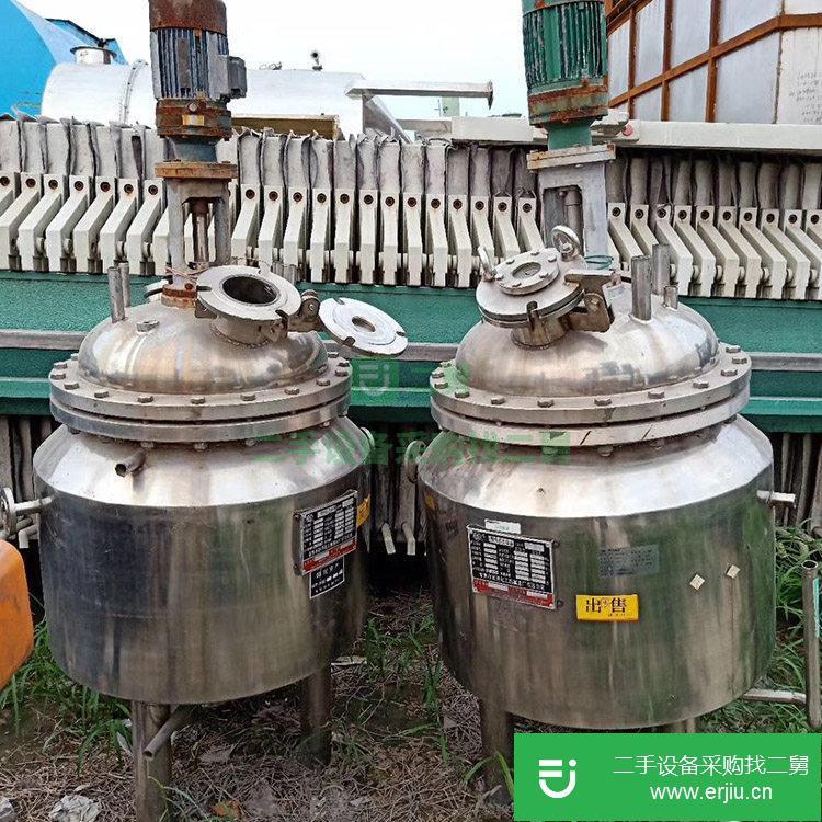 山東出售二手不銹鋼反應(yīng)釜