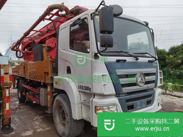湖南出售二手18年10月三一37米國五泵車