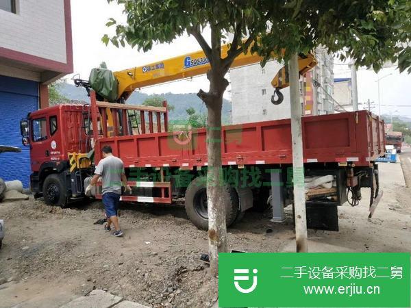 湖北出售二手東風T5玉柴180馬力徐工8噸隨車吊