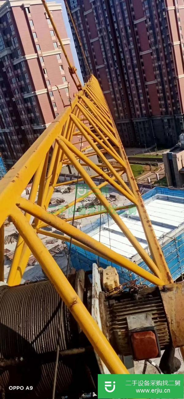 福建出售二手14年中聯(lián)6012標(biāo)高塔吊