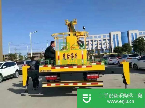 廣東出售二手江鈴14米高空作業工程車