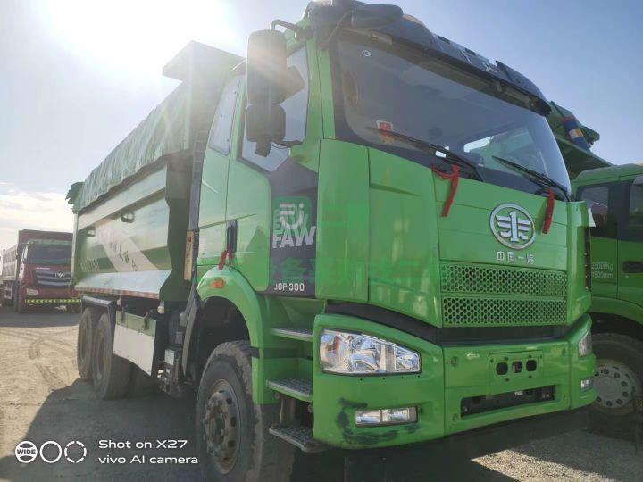 出售19年提車使用的解放J6p后八輪自卸車，全車原版
