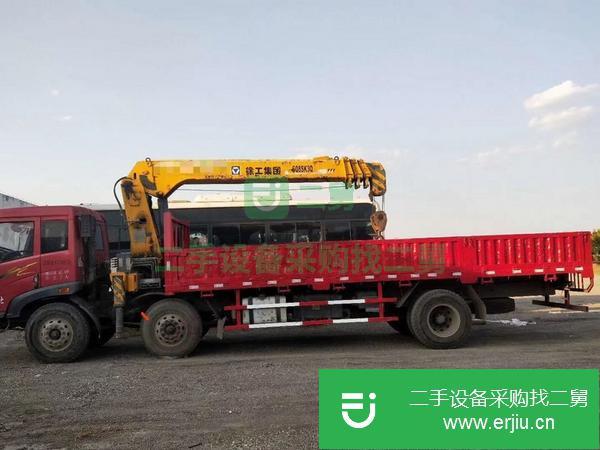 安徽出售二手前四后四隨車吊可以提檔