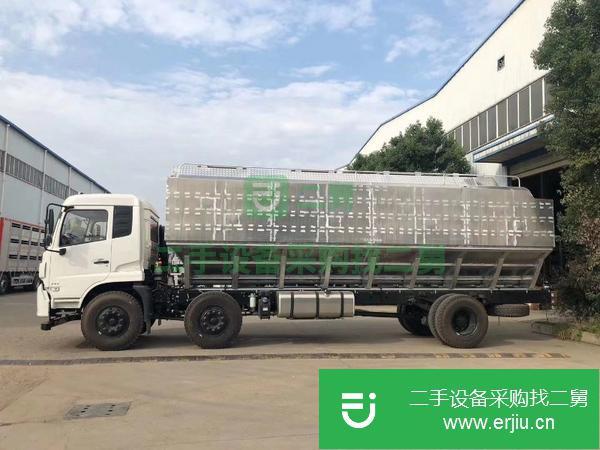 廣東出售二手鋁合金罐裝散裝飼料運輸車