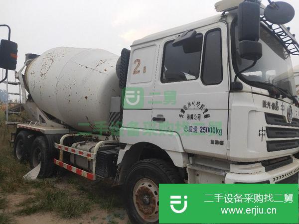 河南出售二手2014年德龍大12方攪拌車