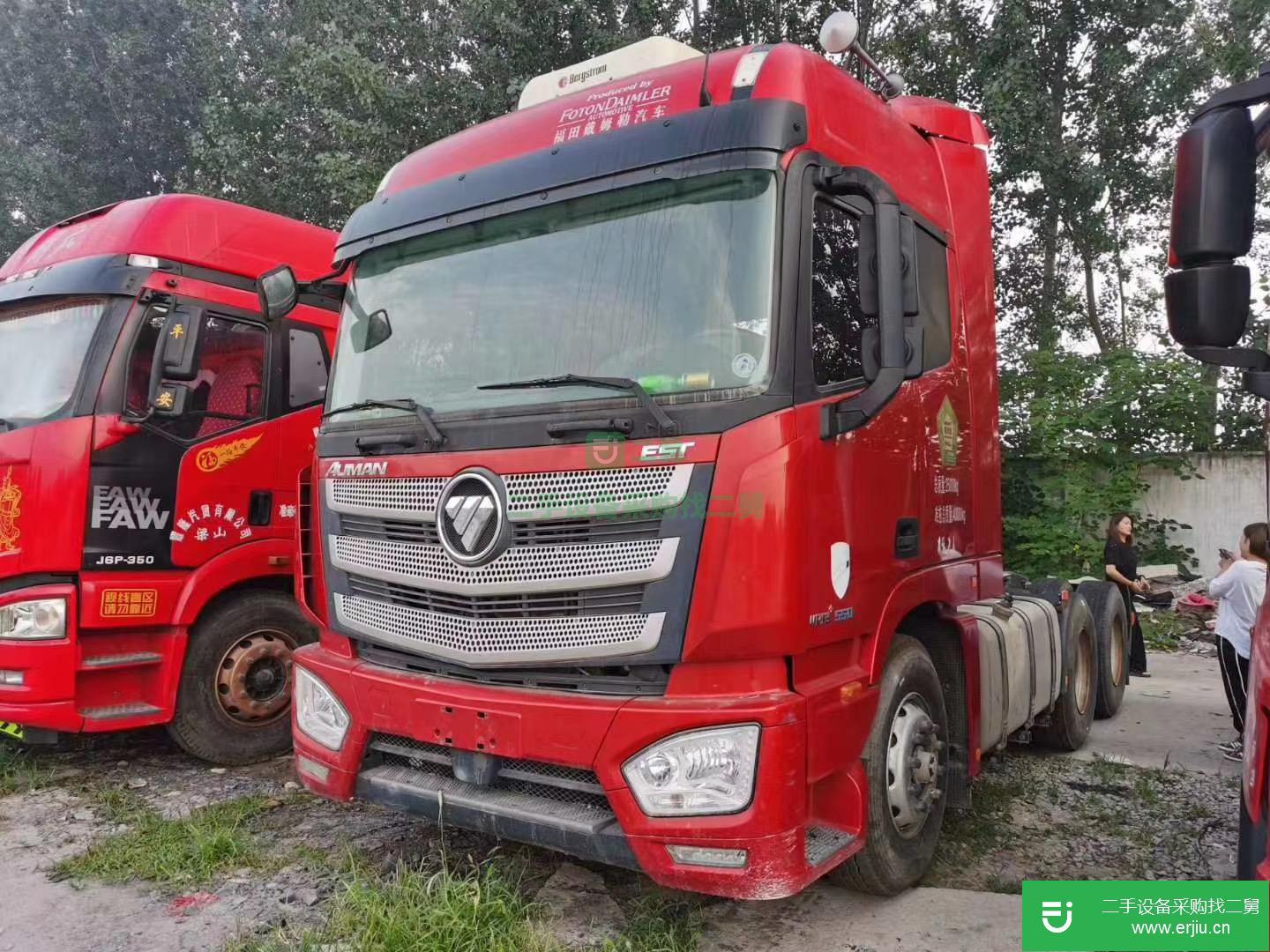 山東出售二手福田歐曼牽引車