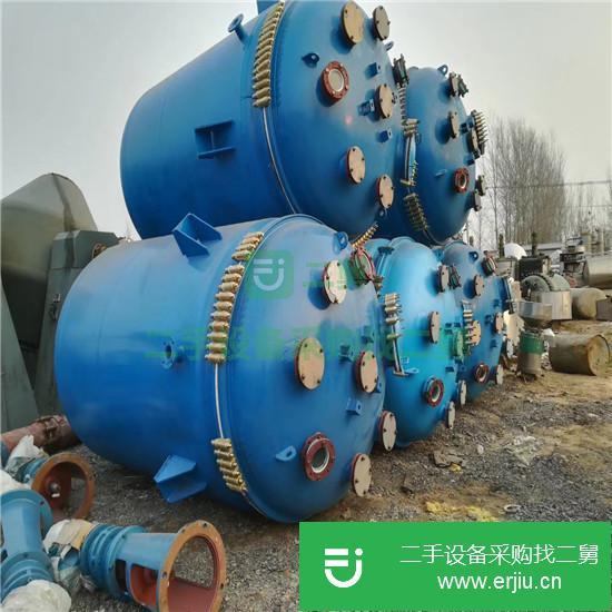 山東出售二手20噸搪瓷反應釜