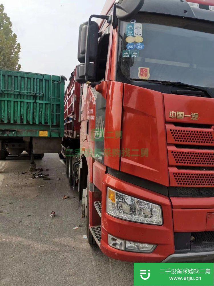 江西出售二手一汽解放半掛車