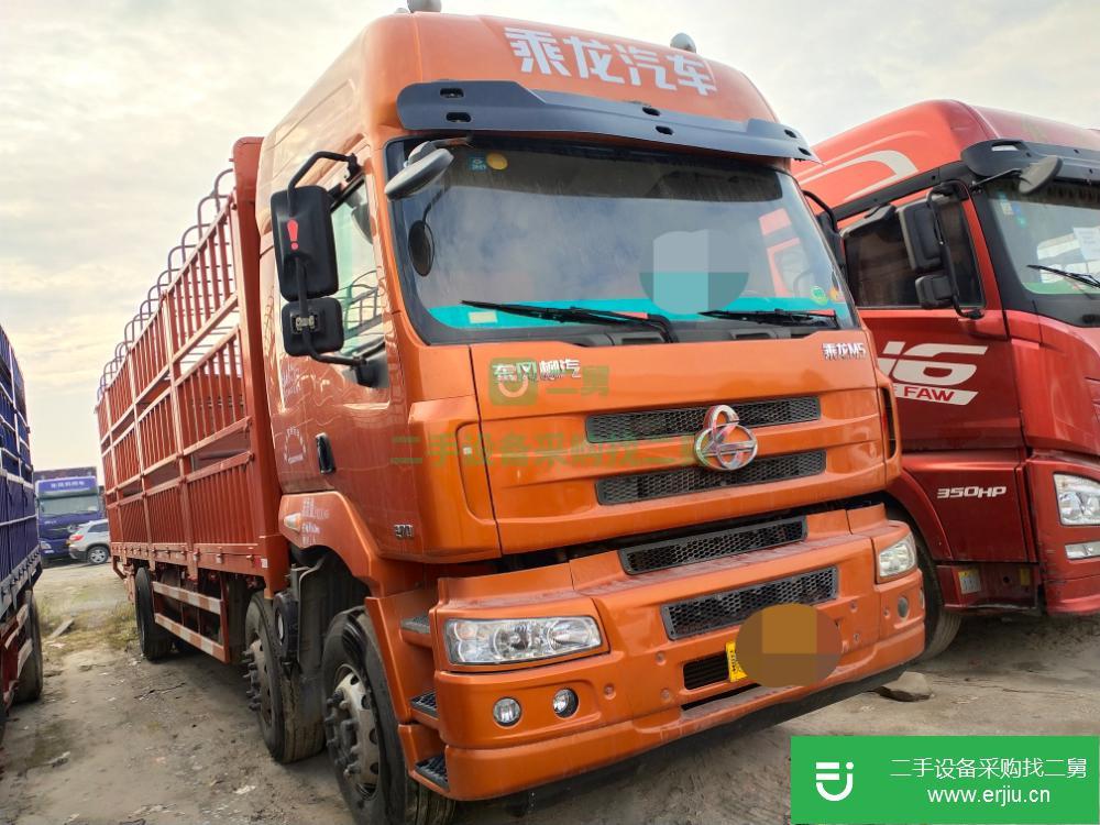 廣東出售二手乘龍m5前四后四高欄貨車