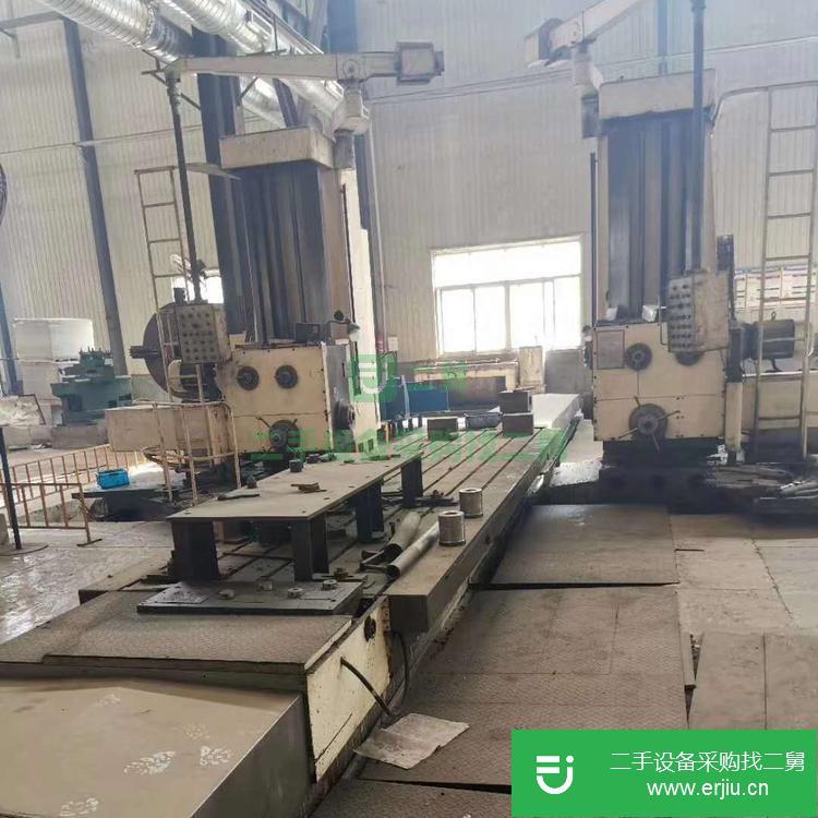 河南出售二手數顯雙面刨臺式銑鏜床