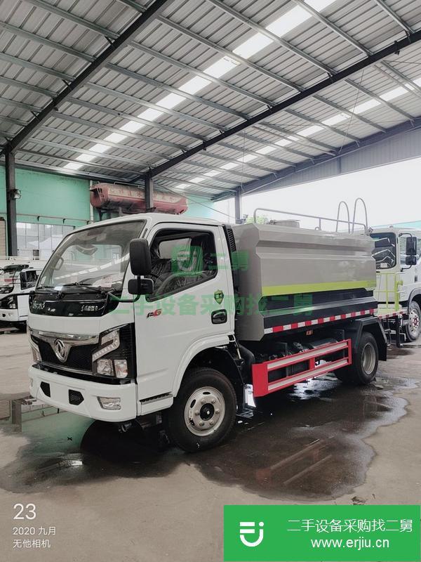 湖北出售二手東風福瑞卡5方灑水車