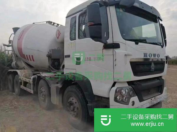 江蘇出售二手17年輕量化國五豪沃15方攪拌車