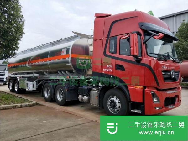 湖北出售二手東風天龍30噸油罐車