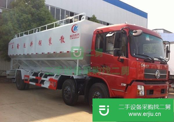 湖北出售二手東風10噸散裝飼料運輸車