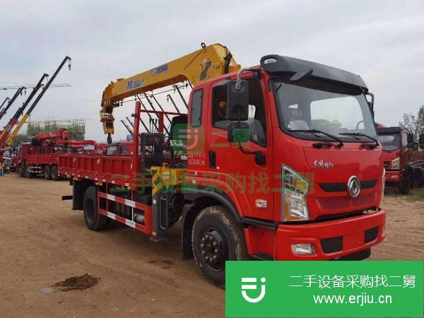 河南出售二手東風單橋8噸隨車吊