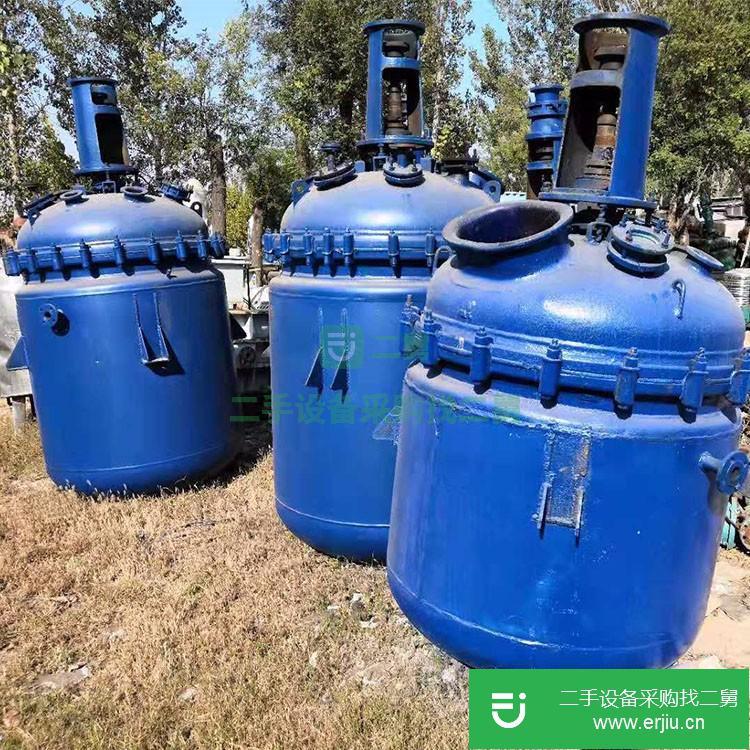 山東出售二手20立方搪瓷反應釜